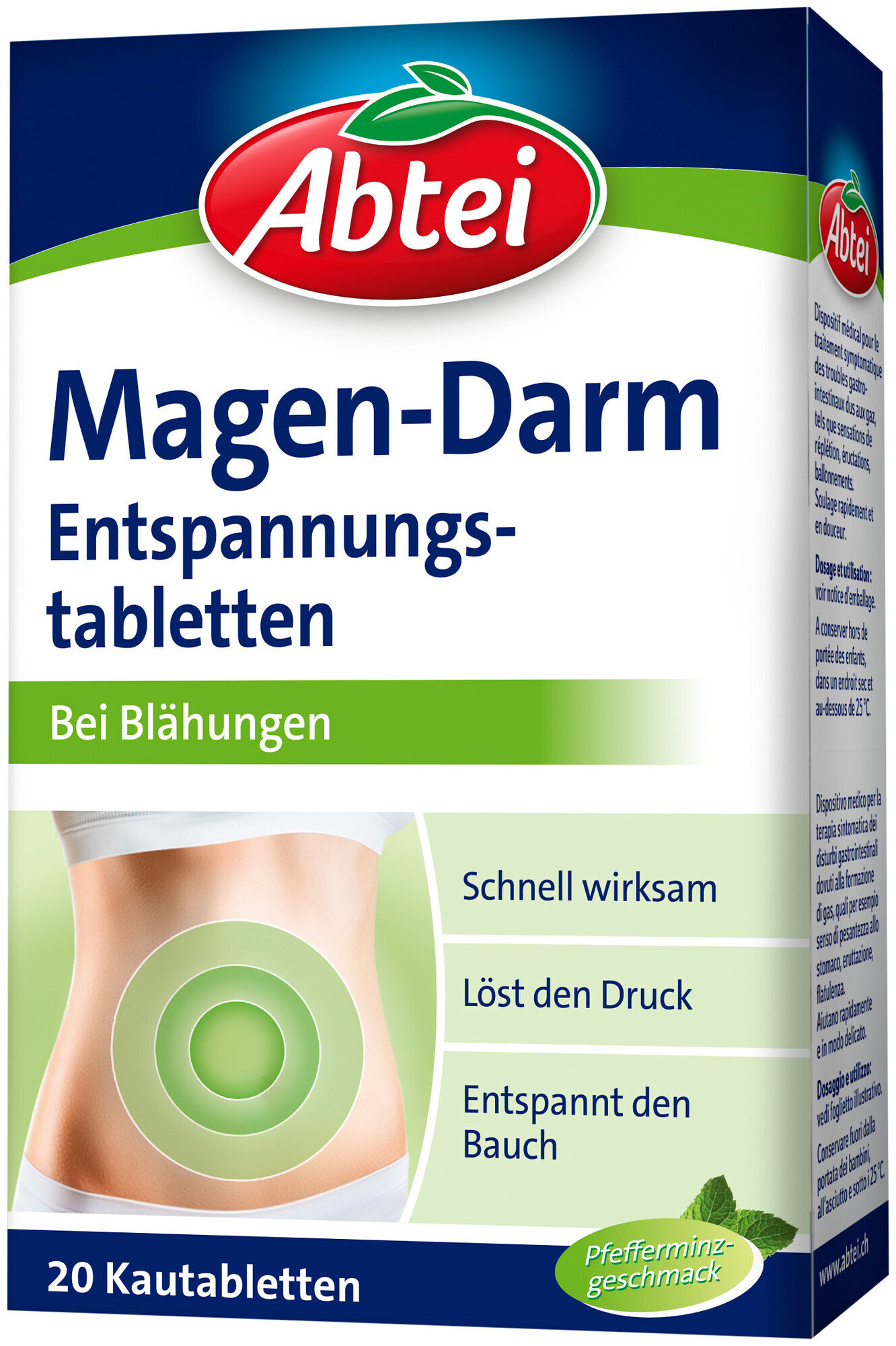 Abtei Calmants pour troubles gastrointestinaux 20 comprimés à mâcher