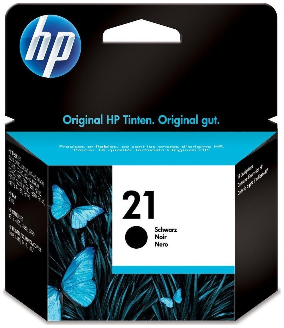 HP Tintenpatrone 21 black DeskJet C9351AE HP Tintenpatrone 21 black DeskJet C9351AE