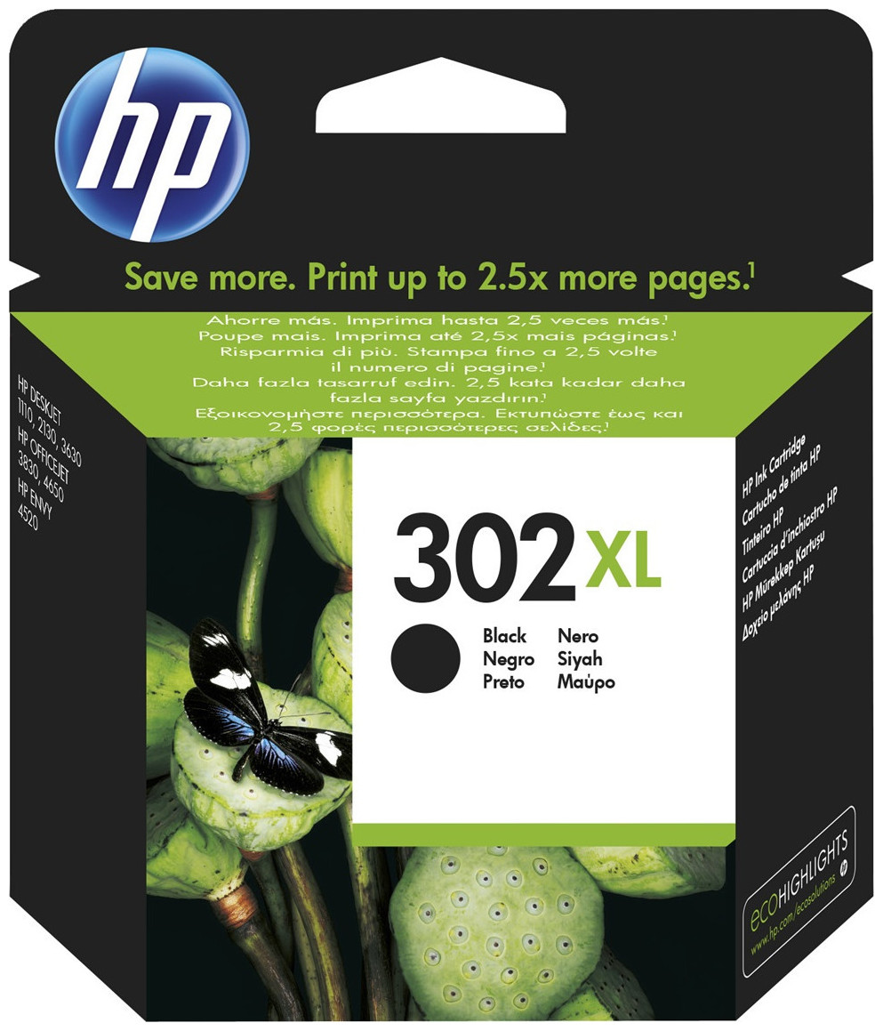 HP Tintenpatrone 302XL black OfficeJet F6U68AE HP Tintenpatrone 302XL black OfficeJet F6U68AE