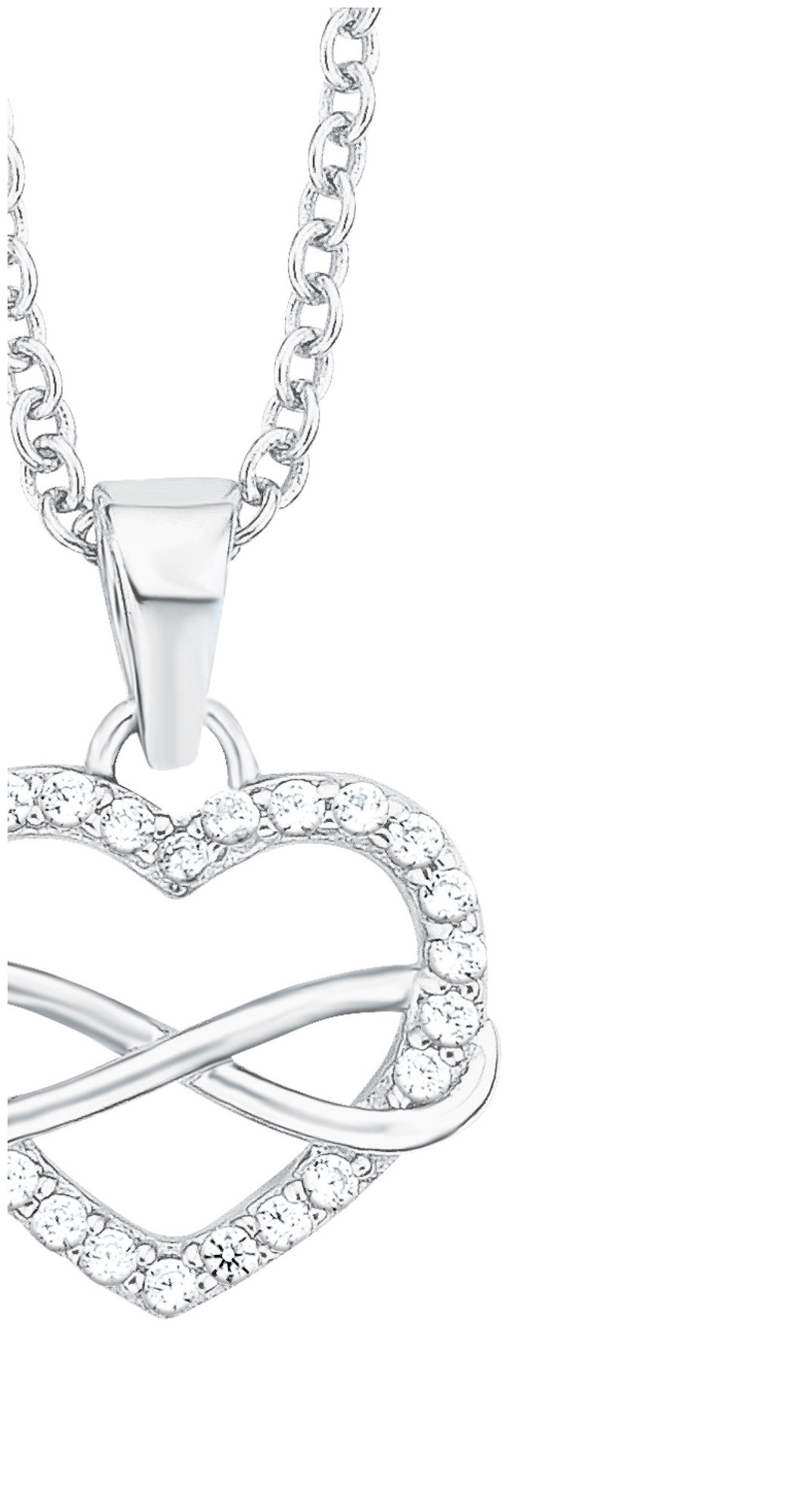 s.Oliver Chaîne avec pendentif en argent 925 Argent 150 x 450 mm