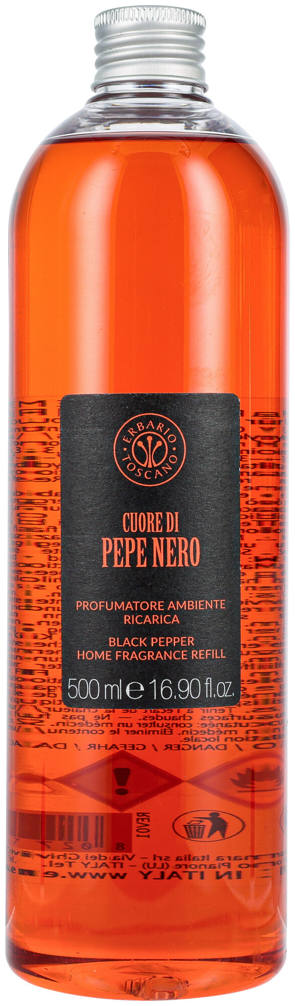 Erbario Toscano Diffuseur Erbario Black Pepper 100ml (les bâtons de parfum ne sont pas inclus en ligne)
