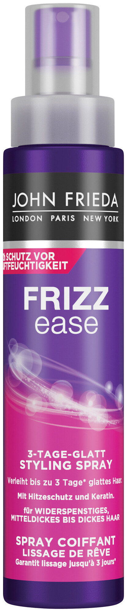 John Frieda Frizz Ease Lissage de Rêve 3 Journées Styling Laque 100ml