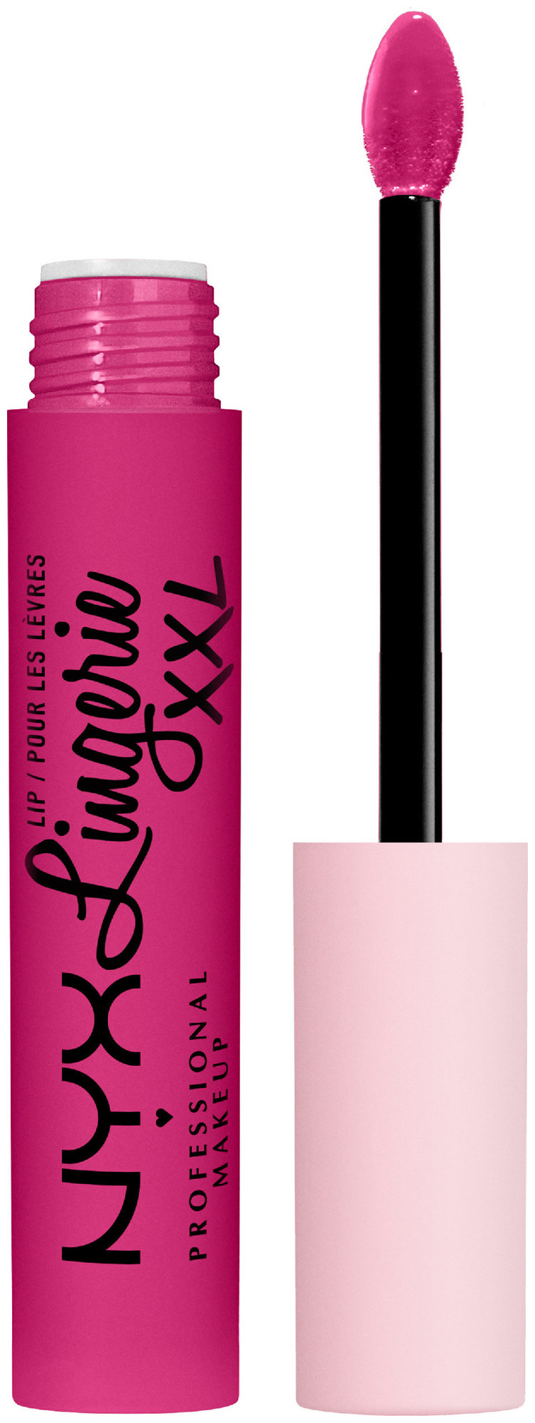 NYX Professional Makeup Lip Lingerie XXL 19 Pink Hit Cool Toned Hot Pink, 4.0ml