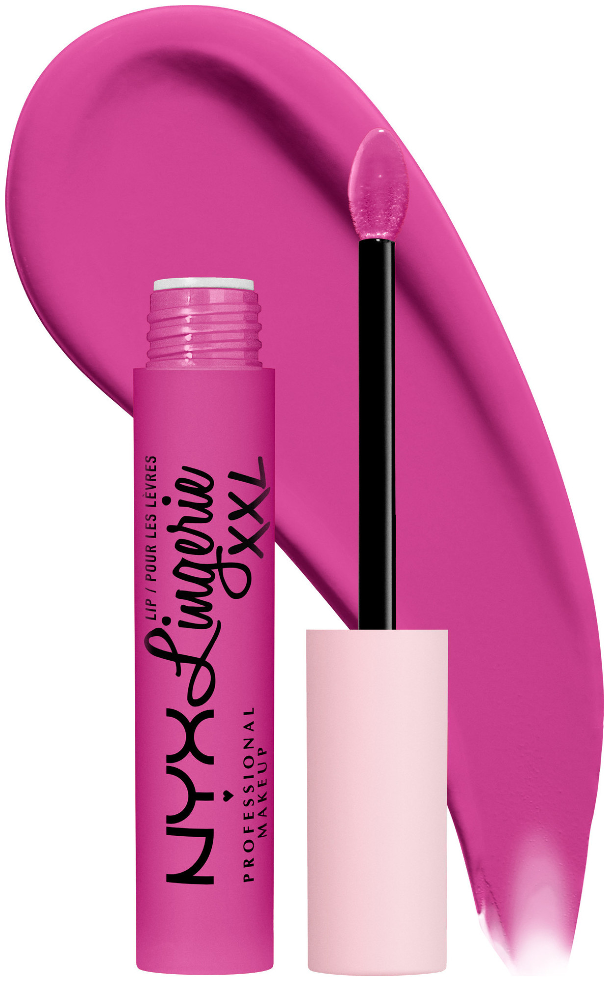 NYX Professional Makeup Lip Lingerie XXL 20 Knockout Bubblegum Pink, 4.0ml