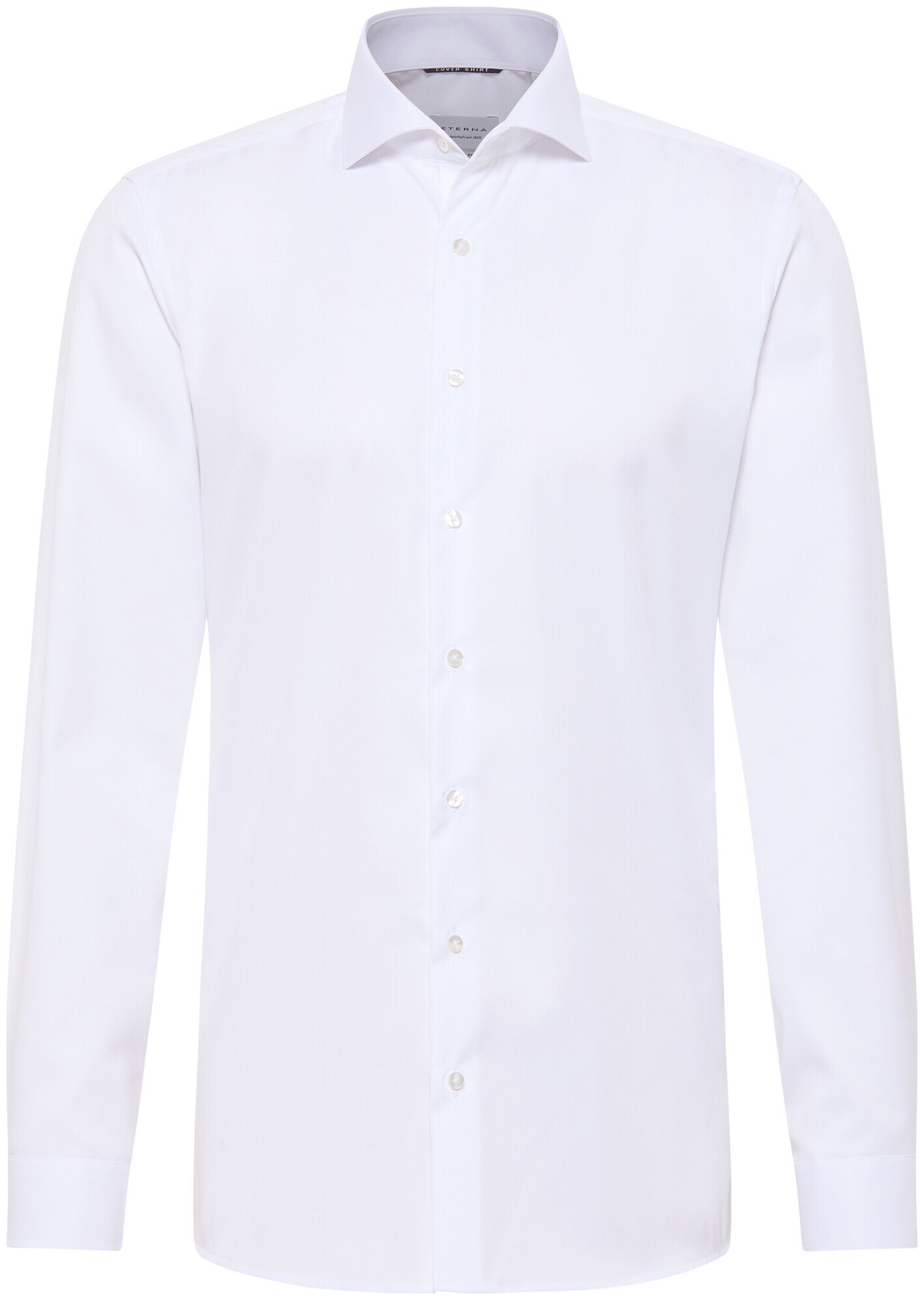 Eterna Slim FIT Chemise Cover en twill à manches longues blanc 38