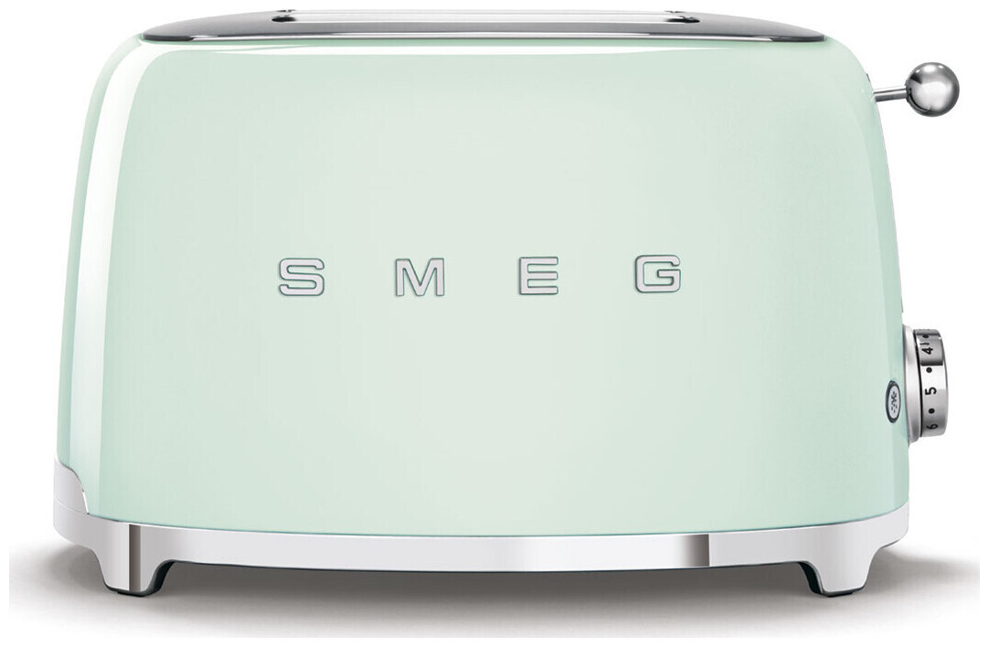 Grille-pain Smeg style rétro années 50 Tsf01Pgeu vert pastel