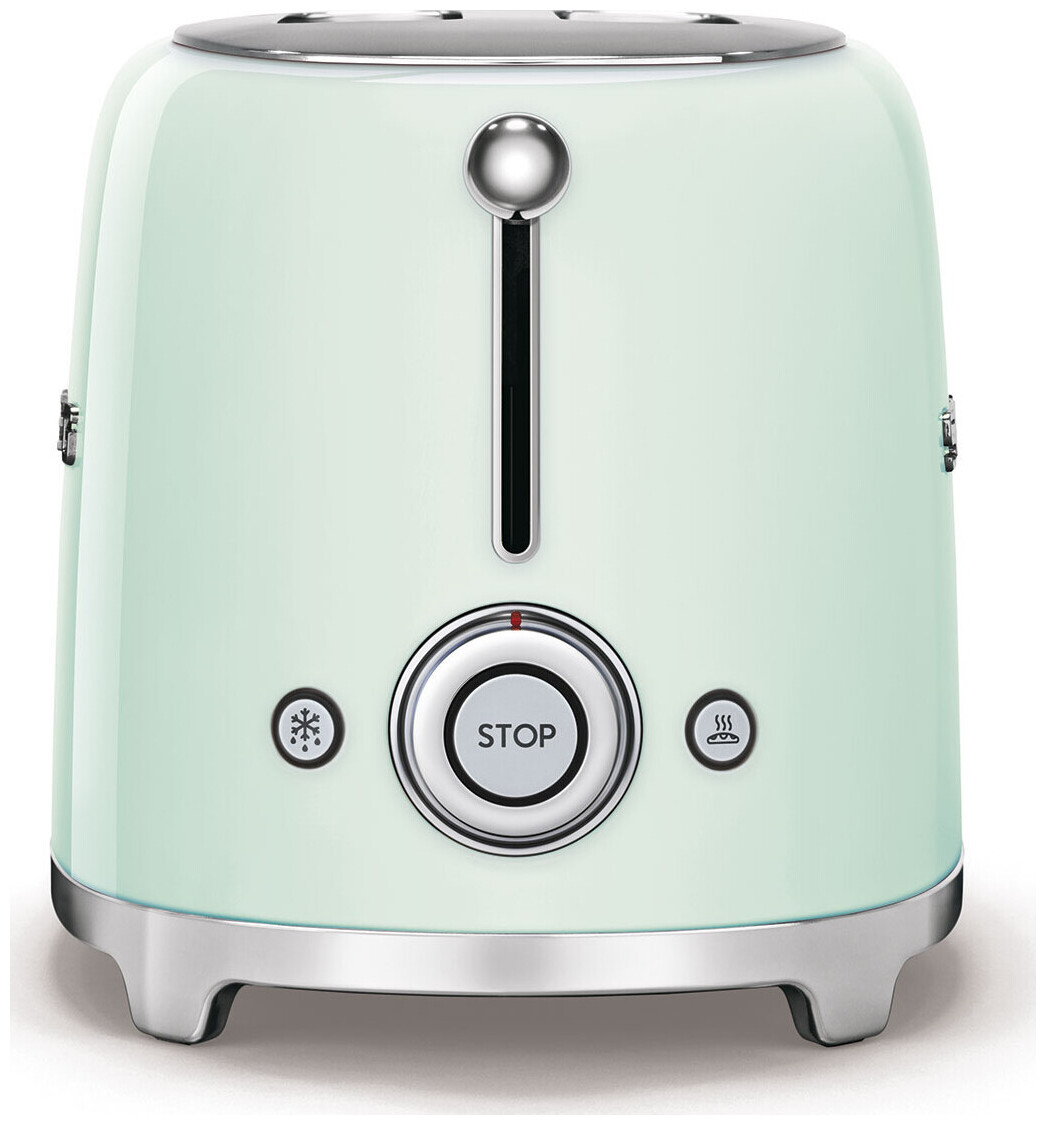 Grille-pain Smeg style rétro années 50 Tsf01Pgeu vert pastel