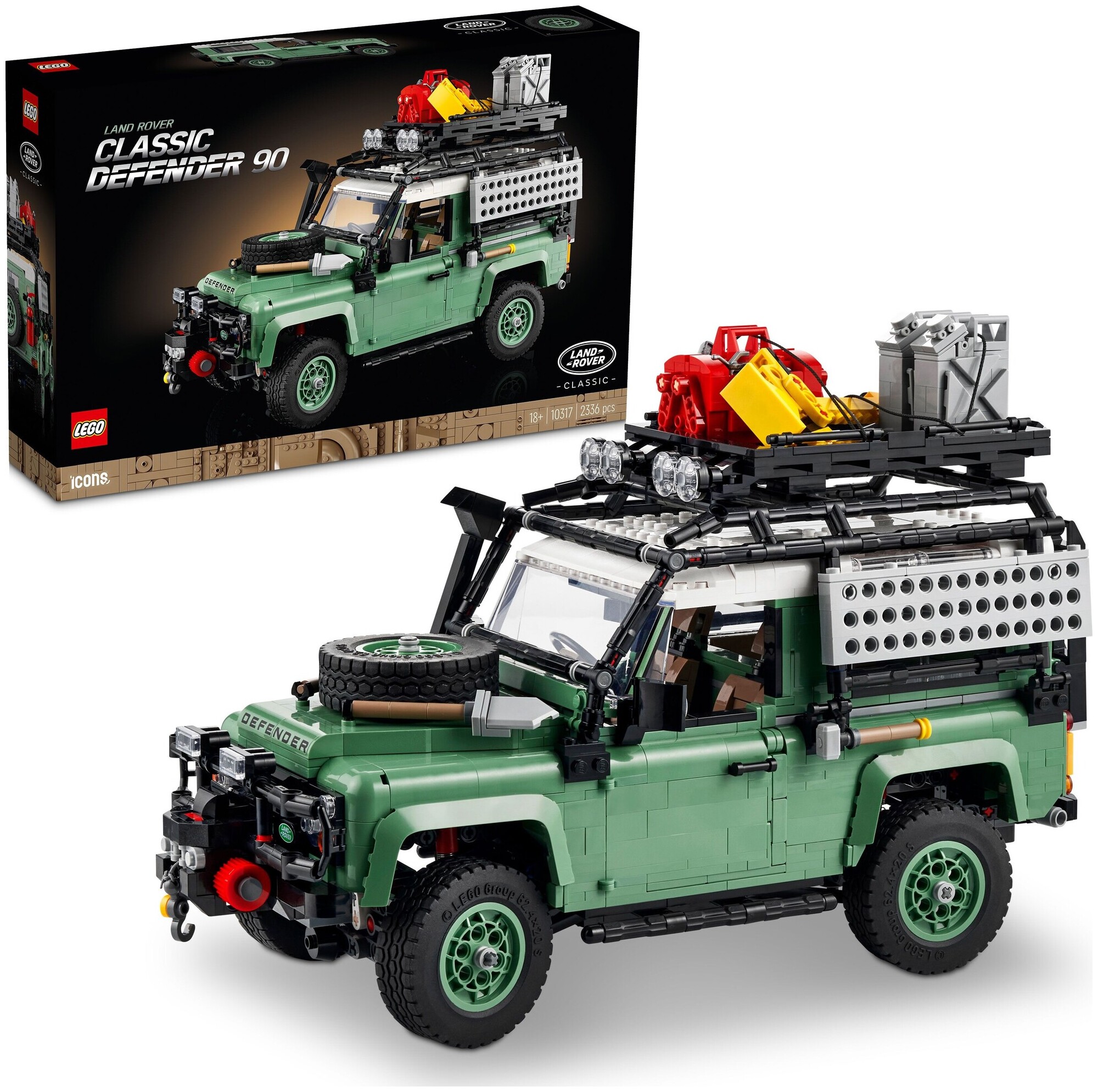 Lego® Icons 10317 Land Rover Classic Defender 90 (Lego® Rare Set)