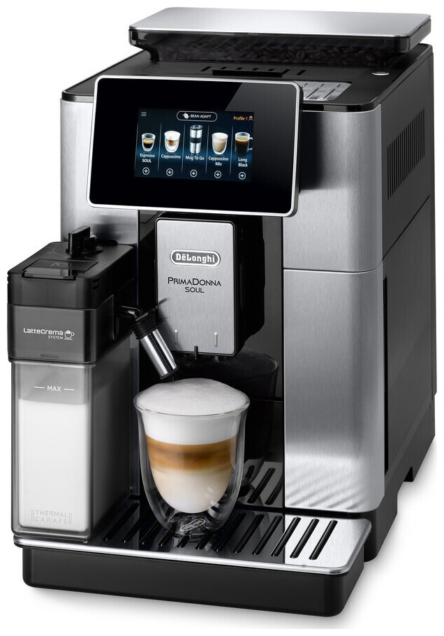 De Longhi Kaffeevollautomat PrimaDonna Soul ECAM610.74.MB De Longhi Kaffeevollautomat PrimaDonna Soul ECAM610.74.MB