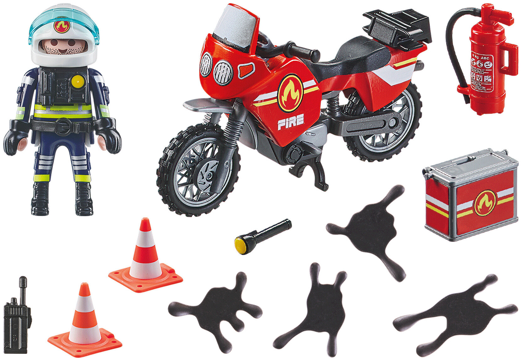 Playmobil® Action Heroes 71466 Feuerwehrmotorrad am Unfallort 4+ Jahre