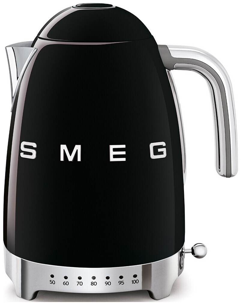 SMEG Wasserkocher KLF04BLEU Schwarz mit Temperaturkontrolle SMEG Wasserkocher KLF04BLEU Schwarz mit Temperaturkontrolle