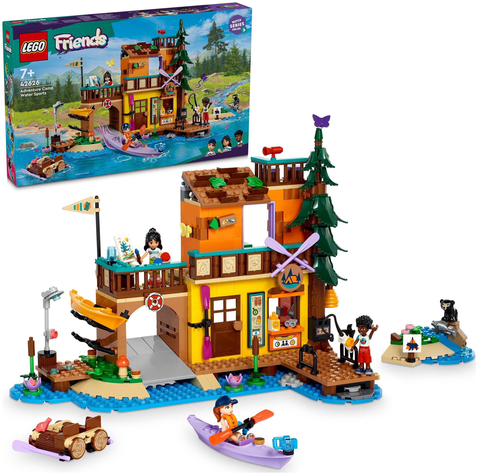 Lego Friends Lego® Friends 42626 Abenteuercamp mit Kayak 7+ Jahre