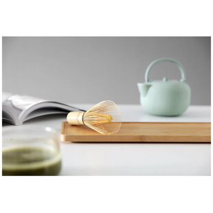 Matcha-Set Aus Bambus & Keramik | 8-teilig Mit Schneebesen, Schale, Sieb, Schaufel – Komplettes Set Für Traditionelle Teezeremonie