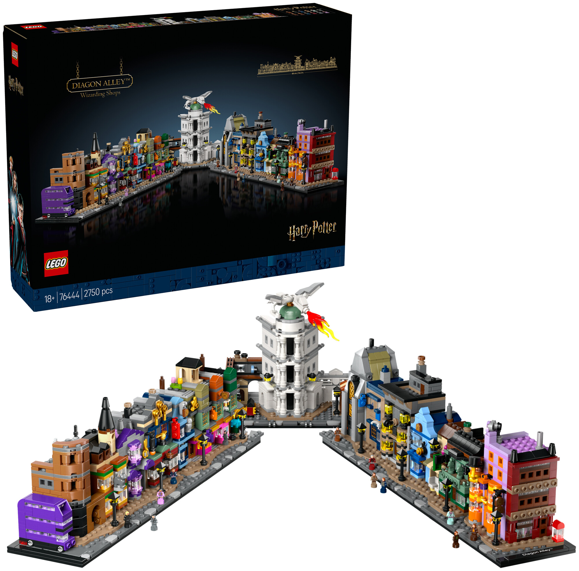 Lego Harry Potter Lego® Harry Potter 76444 Les boutiques de la rue du Chemin de Traverse à partir de 18 ans