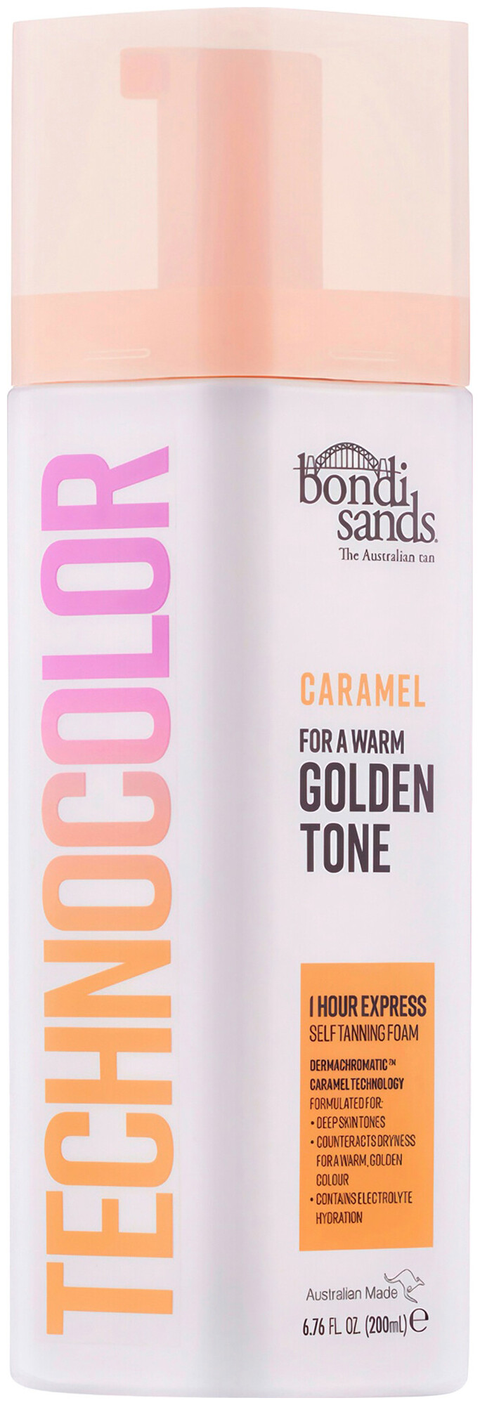 Bondi Sands Technocolor 1 Hour Express Self Tanning Foam Caramel 200 ml