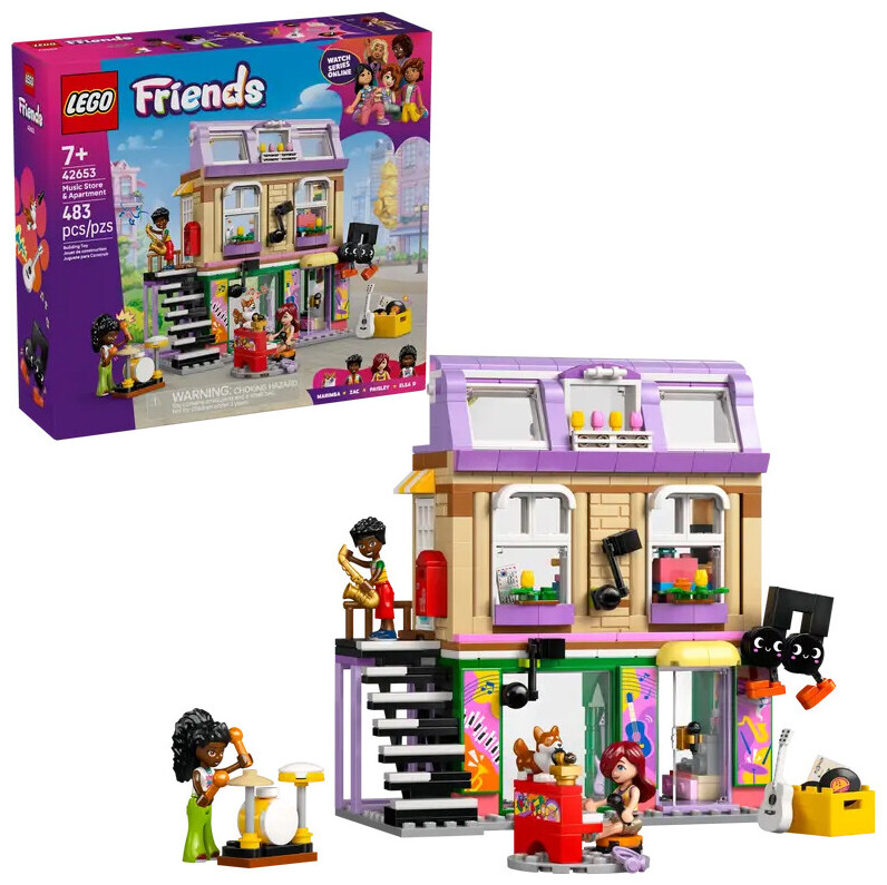 Lego Friends Lego® Friends 42653 Musikladen & Wohnung 7+ Jahre