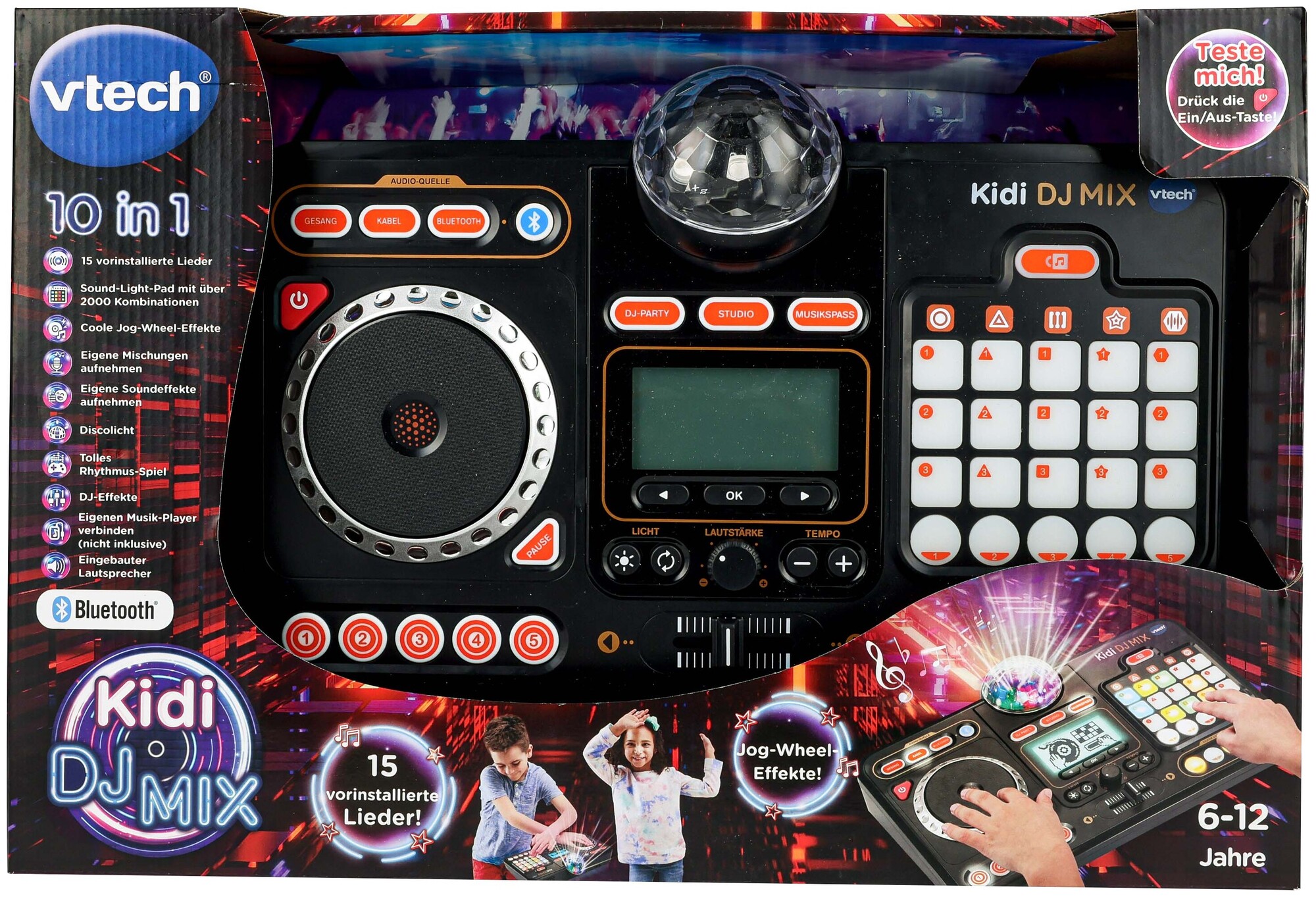 VTech Platine DJ pour enfant Kidi DJ Mix dès 6 ans (édition allemande)